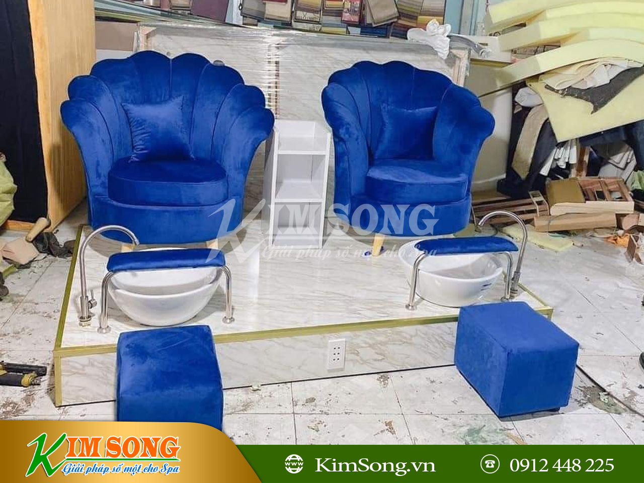 ghế làm nail chân