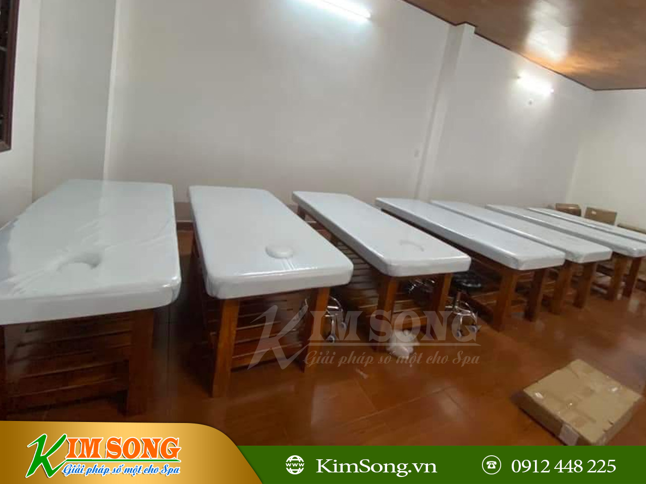 giường massage gỗ giá rẻ