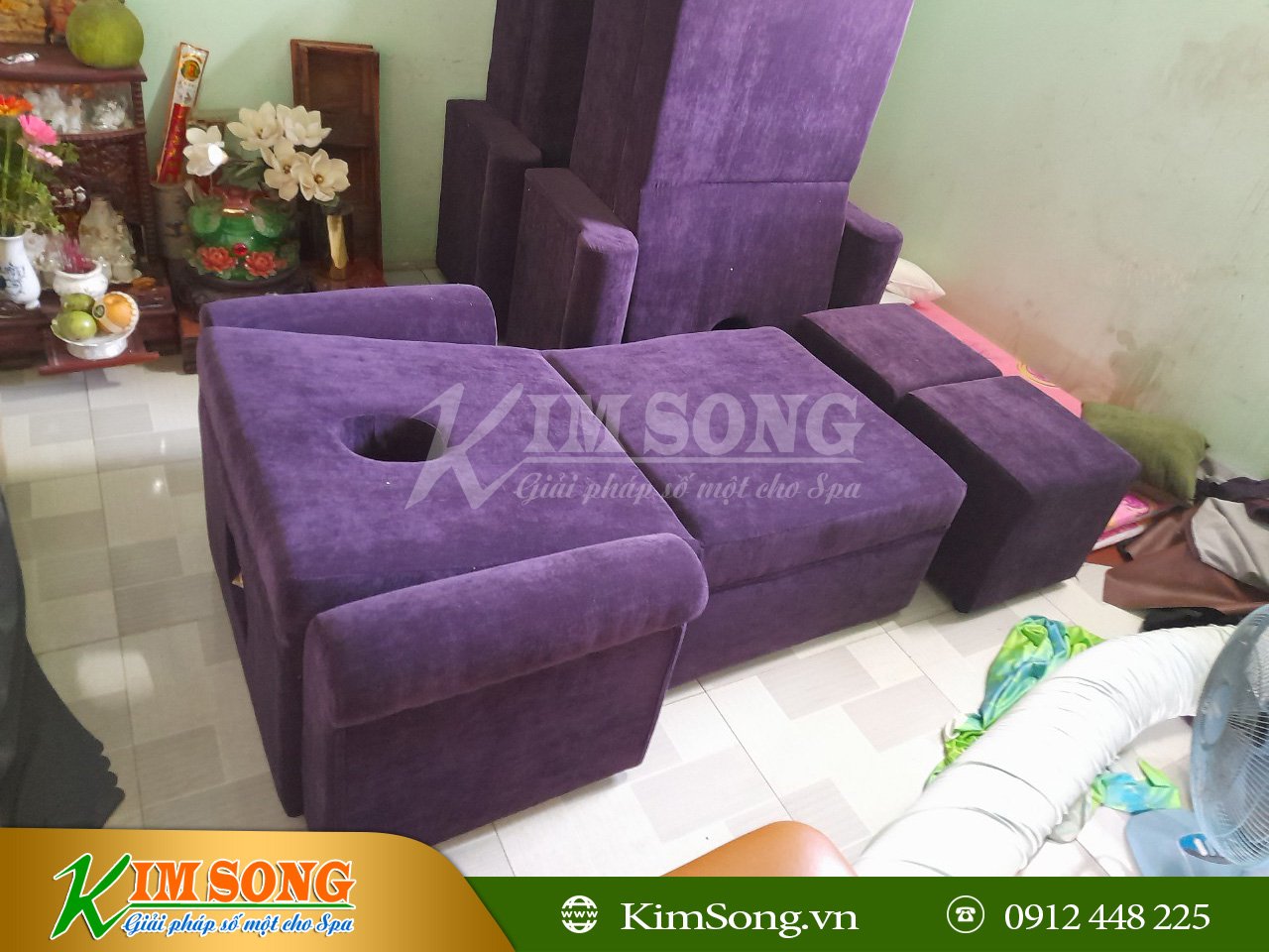 ghế massage foot và body 137 hàm nghi