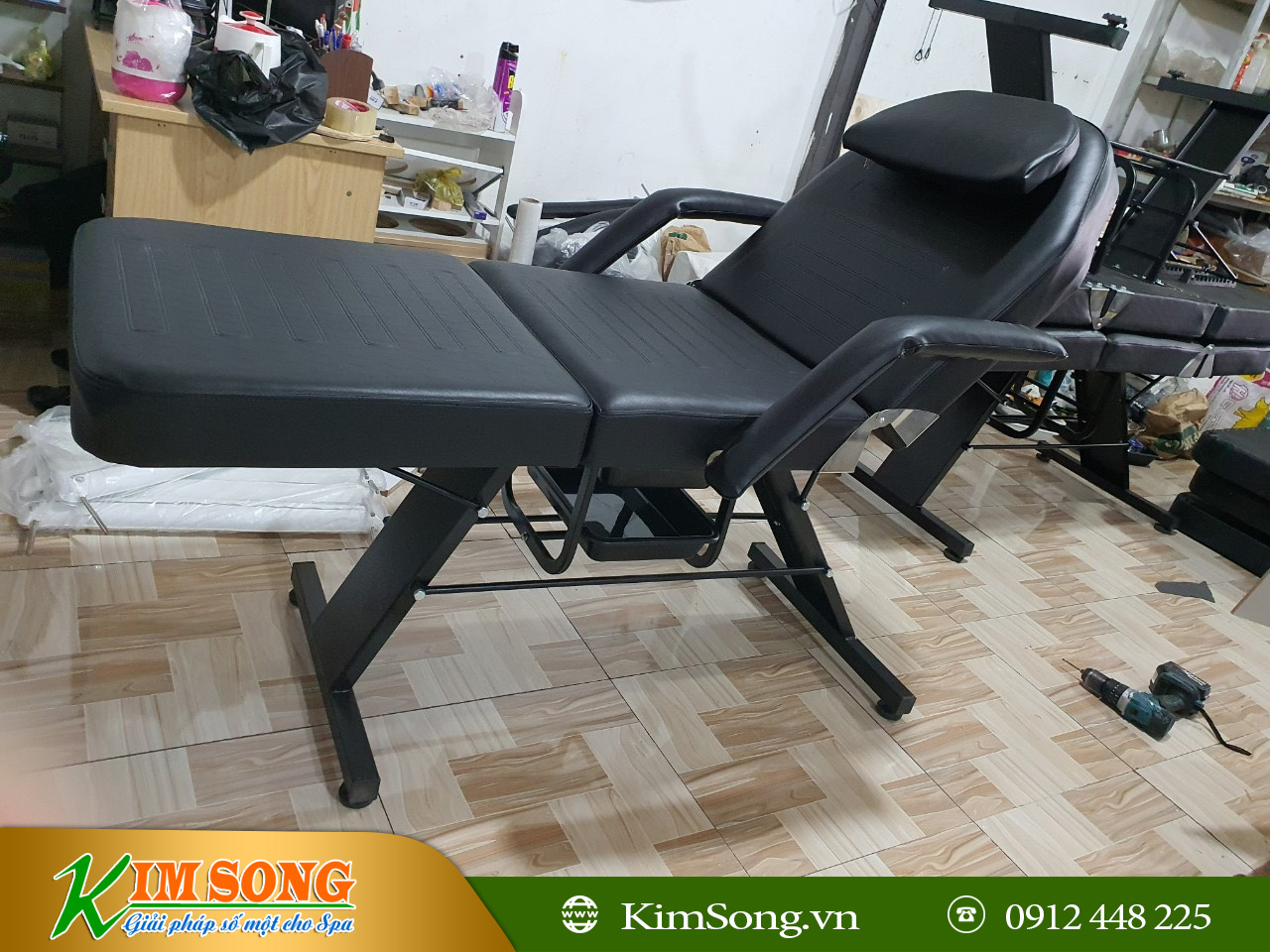ghế tiêm filler, giường phun xăm