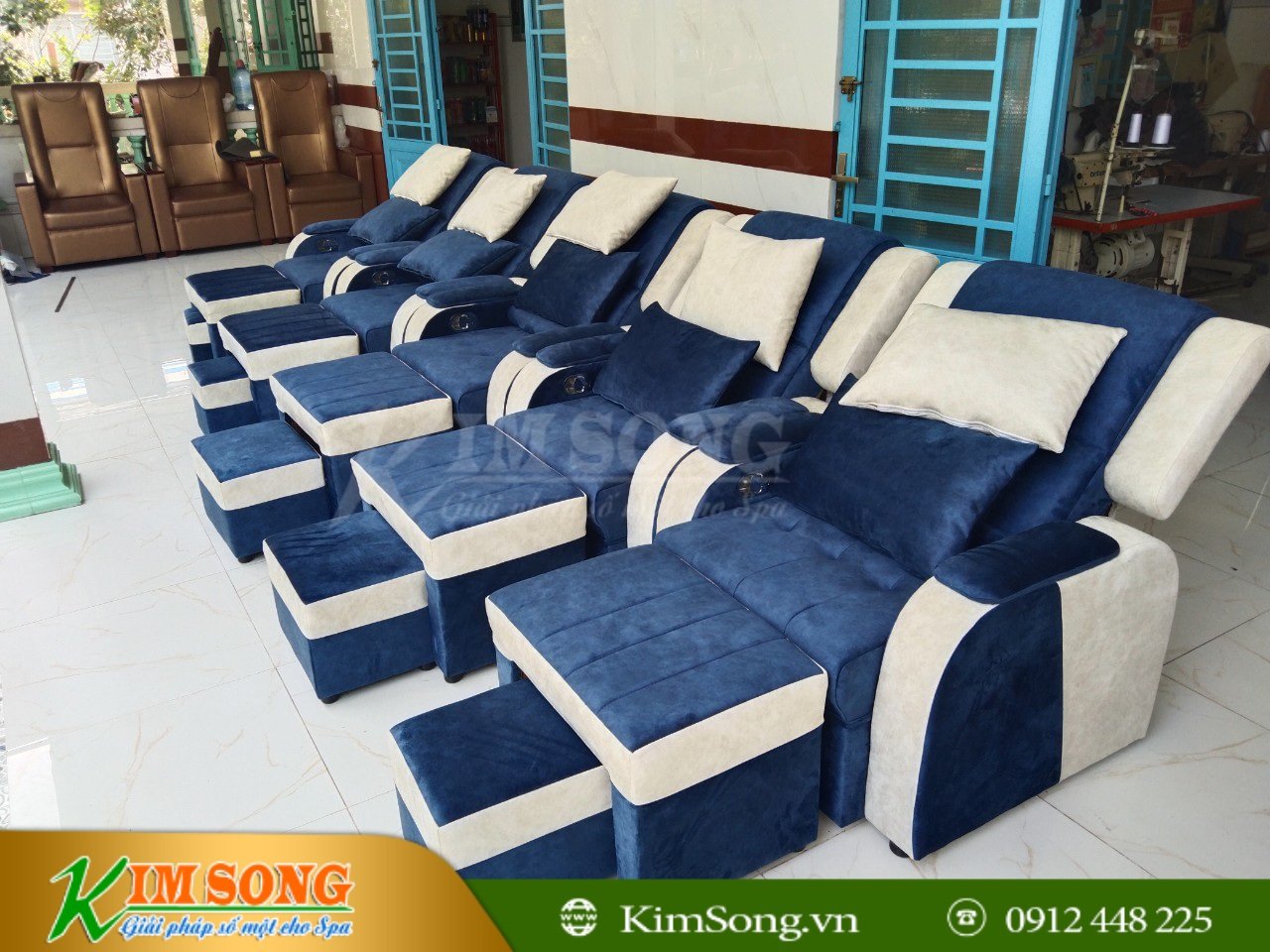 ghế massage foot và body nha trang